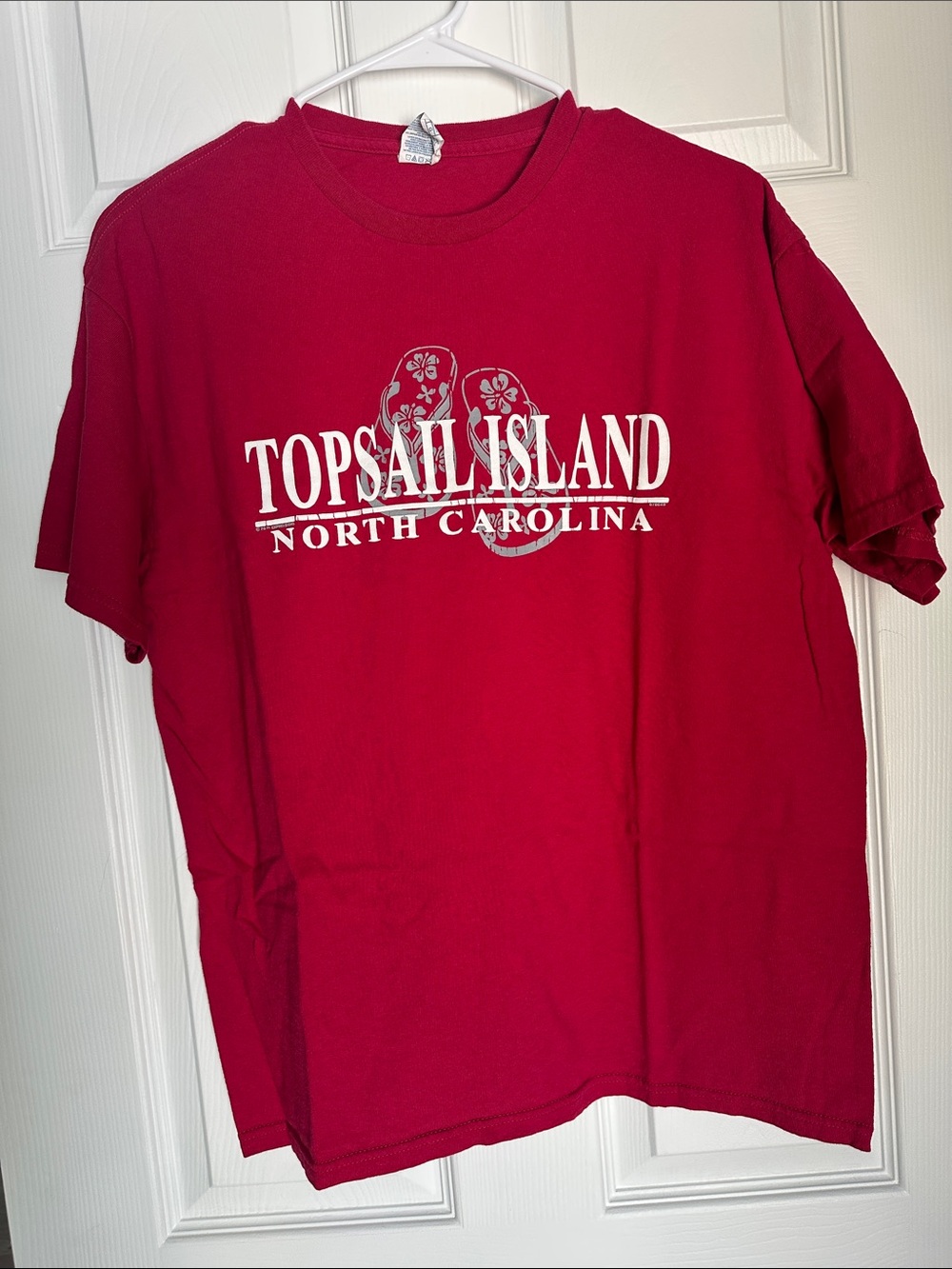 Delta Red Topsail Island North Carolina Graphic Tee